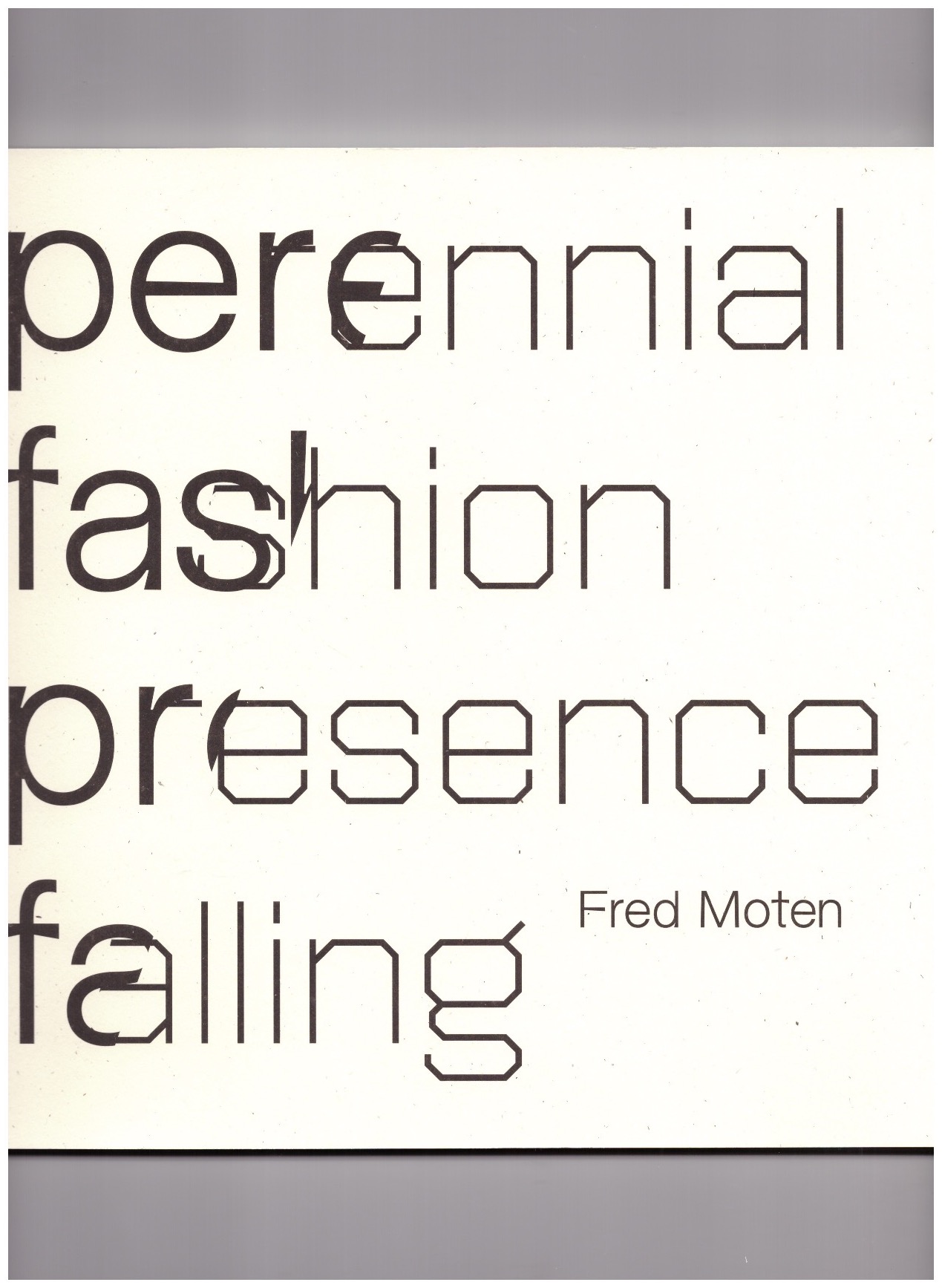 MOTEN, Fred - perennial fashion presence falling